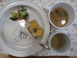 給食の様子