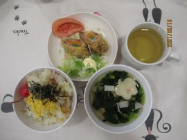 給食の様子