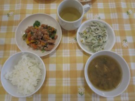 給食の様子