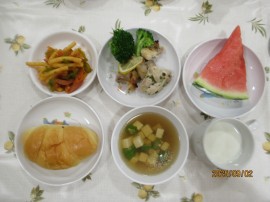 給食の様子