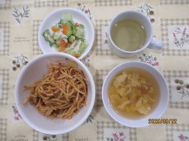 給食の様子
