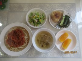 給食の様子
